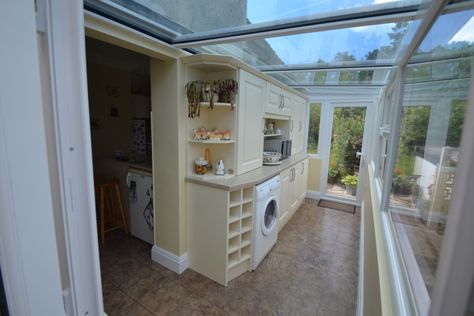 Old Conservatory, Lean To Extension, Lean To Conservatory, Porch Extension, Utility Room Designs, Small Room Makeover, Conservatory Kitchen, Complete Bedroom Set, Conservatory Design