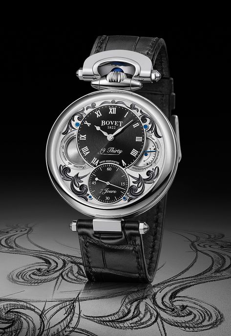 Bovet Unveils New 19Thirty Models with Fleurisanne Engraving | WatchTime - USA's No.1 Watch Magazine Used Rolex, Inexpensive Jewelry, Trendy Watches, Expensive Watches, Best Watches For Men, Stylish Watches, Rolex Daytona, Men's Watches, Luxury Watches For Men