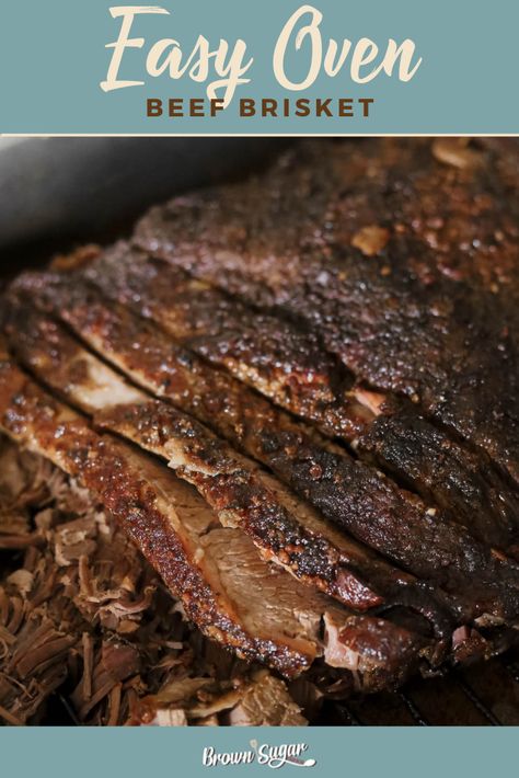 Beef Brisket Oven, Oven Baked Brisket, Oven Brisket Recipes, Brisket In The Oven, Baked Brisket, Brisket Oven, Savory Recipe, Beef Brisket Recipes, Smoked Beef Brisket