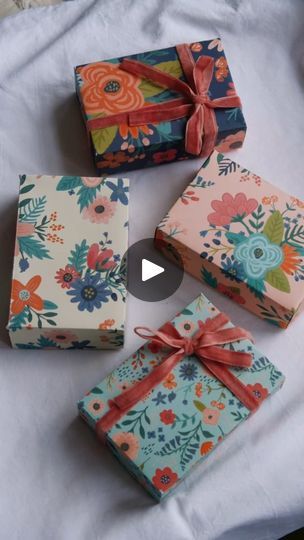 Paper Folding Techniques, Gift Wrapping Inspiration, Simple Gift Wrapping, Origami Box, Origami Crafts Diy, Paper Crafts Origami, Origami Tutorial, Fancy Fold Cards, Craft Tutorial