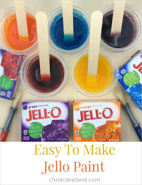 Preschool 5 Senses Process Art, Preschool Edible Crafts, Preschool Sense Of Smell, J Projects For Preschoolers, Spice Painting Preschool, Sense Of Smell Crafts Preschool, Jello Painting Preschool, Smell Crafts Preschool, Sense Of Taste Art Preschool