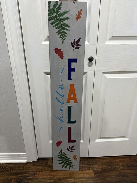 4ft. Unfinished Fall & Trick or Treat Porch Sign by Make Market® | Michaels Trick Or Treat Sign For Porch, Halloween Diy Wood, Diy Halloween Projects, Wooden Cutouts, Hacks Diy, Class Projects, Fun Diy Crafts, Outdoor Signs, Porch Signs