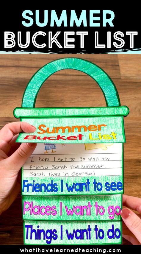 Kids Craft Projects Summer Activities For Afterschoolers, What I Did This Summer Activity, School Age Summer Camp Ideas Fun Crafts, May Activities For Kids Classroom, Summer Bucket List Activity For Kids, My Summer Bucket List, Summer Activities For 4th Graders, 1st Day Of Summer Activities, 3rd Grade Crafts Summer