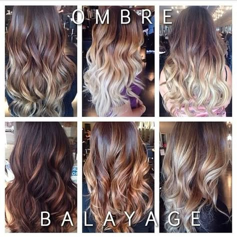 Ombre vs. Balayage Ombré Hair, Ombre Hair Color, Ombre Balayage, Love Hair, Great Hair, Ombre Hair, Balayage Hair, Gorgeous Hair, Hair Highlights