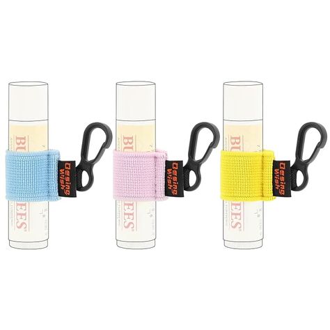 Amazon.com: Desing Wish 3 PCS Mini Chapstick Holder Keychain Elastic Sleeve Chapstick Keychain Holder for Lip Balms/Lip Gloss/Lipsticks, Portable Lip Balm Holder Sleeves for Keys/Purse/Lanyard - Black : Beauty & Personal Care Lighter Keychain Holder, Mini Chapstick, Chapstick Eos, Lip Keychain, Lip Balm Design, Lipstick Keychain, Lip Gloss Holder, Chapstick Keychain, Chapstick Holder Keychain