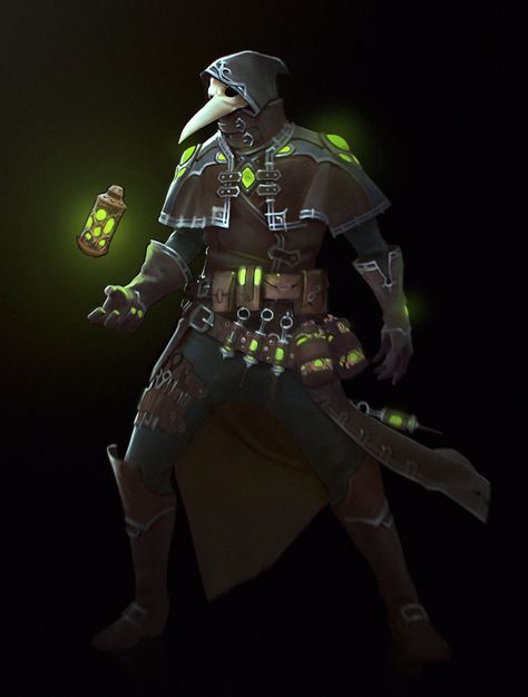 ArtStation - Plague Doctor, Stanislav Galai D&d Plague Doctor, Plague Doctor Character Design Male, Plague Doctor Alchemist, Dnd Articifer, Plague Doctor Monster, Dnd Artificer Alchemist, Dnd Plague Doctor, Dnd Doctor, Modern Plague Doctor