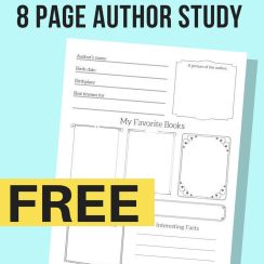 Author Study, 2nd Grade Writing, Sequencing Activities, Resource Room, Author Studies, 2nd Grade Reading, Summer Learning, Homeschool Printables, Homeschool Planning