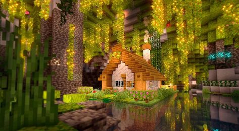 Minecraft Cave House, Minecraft Cave, Minecraft House Interior, Aesthetic Minecraft Builds, Minecraft Houses Interior, Minecraft Starter House, Minecraft Modern, Easy Minecraft Houses, Cool Minecraft Houses