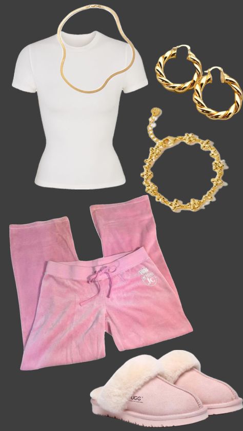 Styling Juicy Couture Pants, How To Style Juicy Couture Pants, Juicy Couture Outfit Ideas, Juicy Couture Outfits, Juicy Couture Clothes, Juicy Couture Pants, Random Outfits, Couture Pants, Couture Outfits