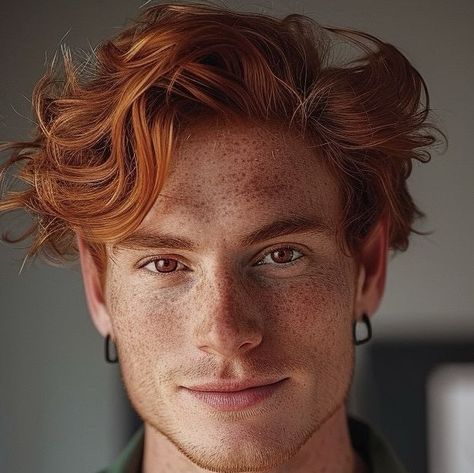 Handsome Red Hair Man, Mens Hairstyles Redhead, Male Model Red Hair, Ginger Men Hair, Men Copper Hair, Male Face Claims Red Hair, Red Hair Man Character Art, Ginger Hair Men Aesthetic, Men With Auburn Hair