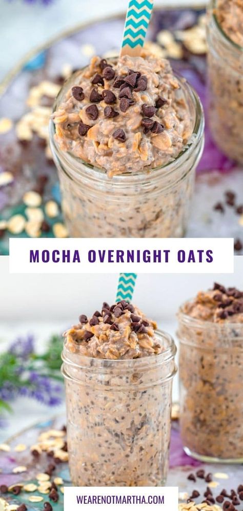 Mocha Overnight Oats Mocha Overnight Oats Healthy, Sweet Replacements Healthy, Kodiak Overnight Oats, Drinkable Overnight Oats, Overnight Oats Flavors, Overnight Oats With Coffee, Espresso Overnight Oats, Mocha Overnight Oats, Coffee Overnight Oats