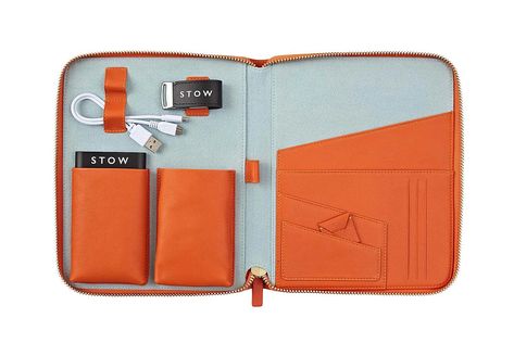 Leather Travel Accessories, Tech Cases, Travel Tech, Orange Sky, Carry On Suitcase, Travel Items, Luggage Sets, Pen And Paper, Leather Travel