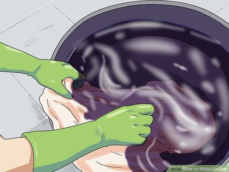 How to Make Leather (with Pictures) - wikiHow Tanning Deer Hide, Hide Tanning, Deer Processing, Tanning Hides, Rabbit Hide, Storm Shelters, How To Tan, How To Make Leather, Leather Tanning