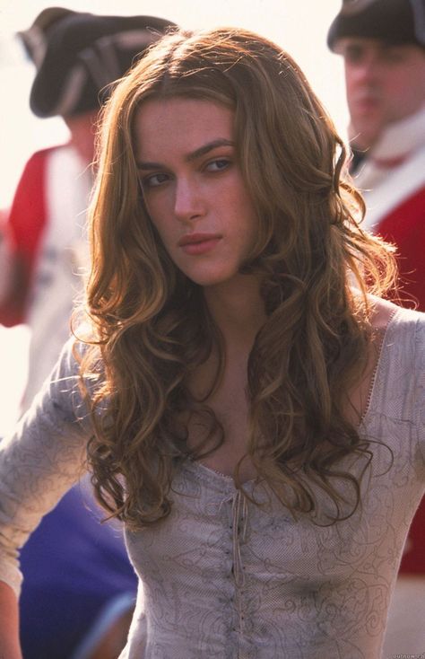 Keira Knightley (as Elizabeth Swann) Keira Knightley Pirates, Elisabeth Swan, Keira Knightley Hair, Makeup 2023, Kiera Knightly, Sherilyn Fenn, Elizabeth Swann, Keira Knightly, Mermaid Makeup