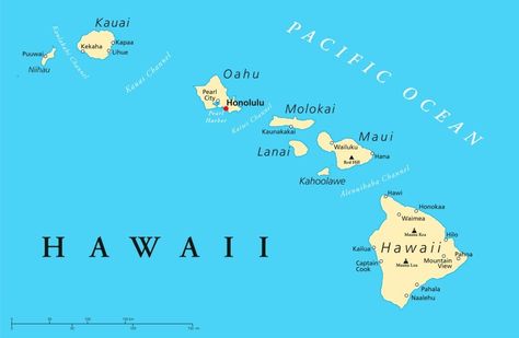 Wondering what's the best Hawaiian Island to visit? Here's a Hawaiian Islands Map and a Comparison of all the Hawaiian Islands. Wailuku Maui, Hawaiian Islands Map, Best Hawaiian Island, Map Of Hawaii, Kailua Hawaii, Nursing License, Hawaii Travel Guide, Job Hiring, North Shore Oahu