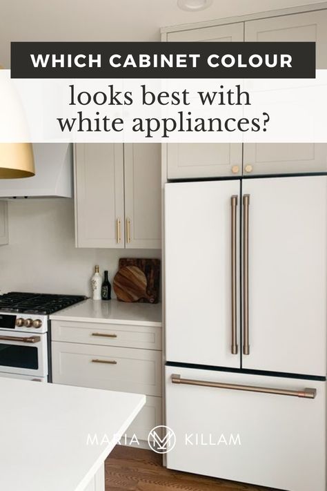 White Appliances White Cabinets, Kitchen Cabinet Color With White Appliances, Kitchen Cabinet Color Ideas With White Appliances, White Cabinet White Appliances, White Cabinets And White Appliances, White Kitchen Appliances White Cabinets, Kitchen Colors With White Appliances, Cream Kitchen White Appliances, What Color To Paint Kitchen Cabinets With White Appliances