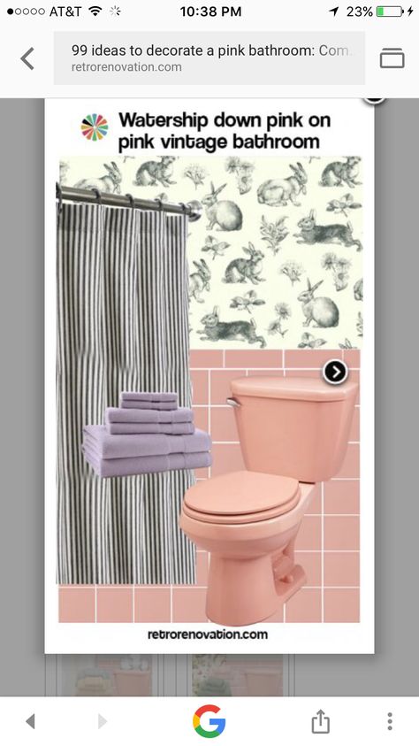 Pink Vintage Bathroom, Bathroom Wallpapers, Pink Tile Bathroom, Pink Bathroom Tiles, Retro Pink Bathroom, Black Tile Bathrooms, Vintage Pink Bathroom, Bathroom Retro, Mens Bathroom