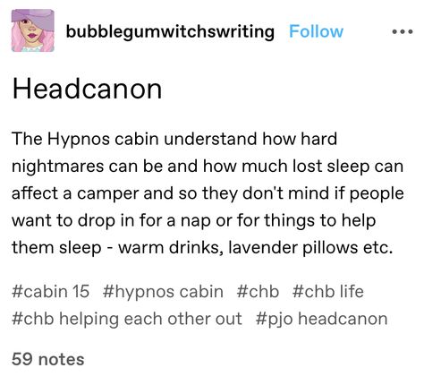 Hypnos Cabin Headcanons, Hypnos Percy Jackson, Hypnos Aesthetic, Hypnos Cabin, All Percy Jackson Books, Pjo Headcanons, Pjo Oc, Camp Half Blood Cabins, Pjo Dr