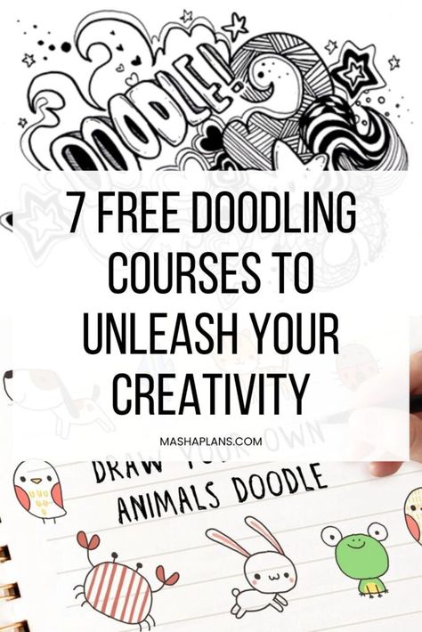 Learning To Doodle For Beginners, Cute Animal Doodles, Botanical Doodles, Bullet Journal Doodles Step By Step, Sketching Inspiration, Free Doodles, Free Drawing, Easy Doodle, Bullet Journal How To Start A