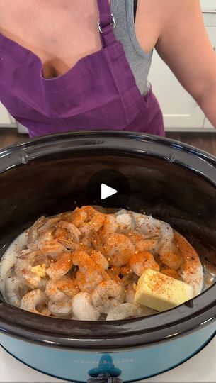 Shrimp In The Crockpot, Shrimp Recipes In Crockpot, Crockpot Shrimp Scampi Slow Cooker, Shrimp Crockpot Recipes Easy, Crock Pot Seafood Recipes, Shrimp In Crockpot, Crockpot Shrimp Scampi, Shrimp Lemon Butter, Shrimp Crockpot Recipes