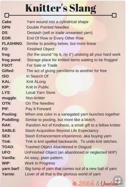 Knitting Abbreviations, Knitting Quotes, Knitting Terms, Knitting Hacks, Knitting Help, Knitting Humor, Knitting Basics, Craft Things, Loom Knit