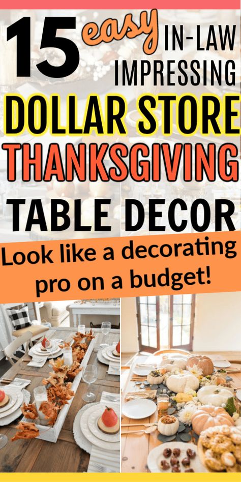 Thanksgiving Diy Table Settings, Diy Simple Table Centerpieces, Thanksgiving Table Decor Dollar Tree, Thanksgiving Table Settings Inexpensive, Thanks Giving Table Decorations Diy, Dollar Store Thanksgiving Centerpieces, Easy Cheap Thanksgiving Table Decor, Dollar Store Thanksgiving Table Decor, Dollar Store Table Decorations