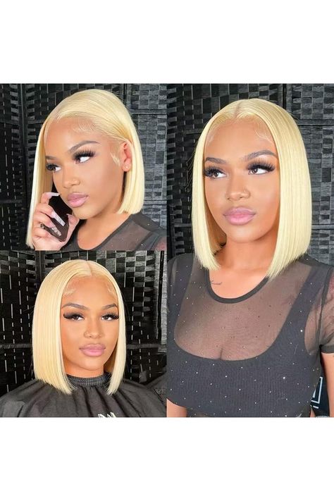 Dorosy Hair Blonde Bob Wig 13X3 Transparent Lace Front Wigs Pre Plucked Bleached Knots 150% Density 613 Straight Short Human Hair Lace Frontal Wigs for Women 12 inch Lace Frontal Bob, Honey Blond, Blonde Bob Wig, Bob Lace Front Wigs, 613 Blonde, Straight Bob, Wig Human Hair, Human Virgin Hair, Short Bob Wigs