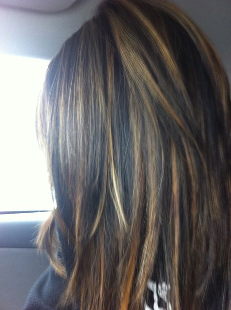 Highlight/lowlight Highlight Lowlight, Highlights Lowlights, Hair Styles Color, Caramel Hair, Caramel Highlights, Brown Hair Balayage, Hair Appointment, Hair Color Highlights, Hair Color And Cut