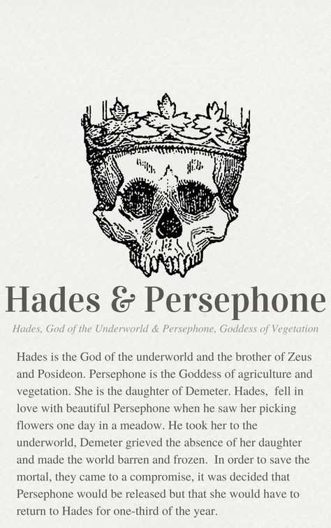 Pershepone And Hades Aesthetic, Story Of Hades And Persephone, Hades And Persephone Aesthetic Dark, Iron Crown Persephone, Percy Jackson Persephone, Iron Crown Tattoo Persephone, Who Is Persephone, Persephone And Hades Art Spicy, Hades Persephone Aesthetic