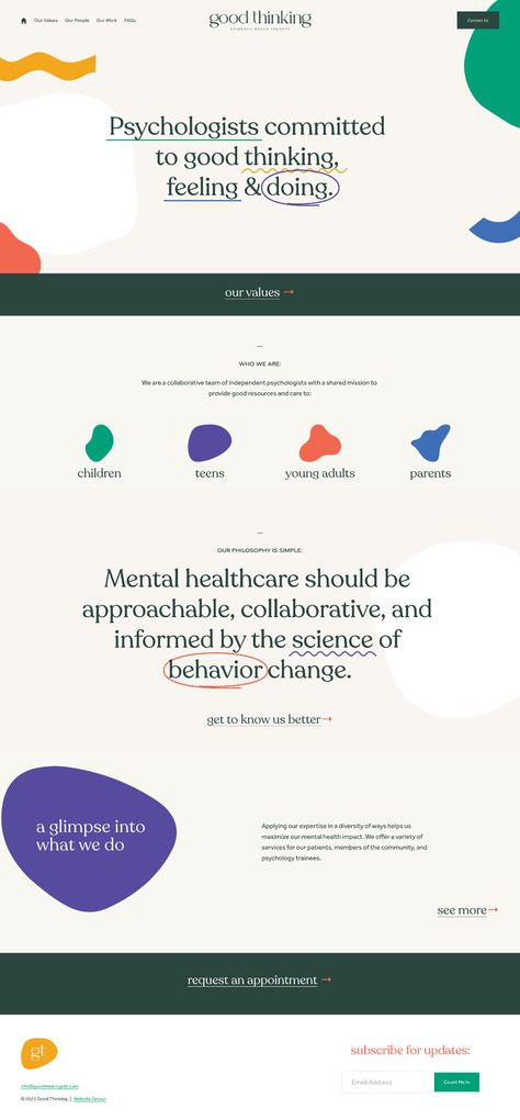 Custom Squarespace Website Design and Branding Design for Psychologist, Mental Health | NYC, NJ — Lovely Grit Health Website Design, Mental Health Website, Therapy Website Design, Health Branding, Health Website, Therapy Website, Squarespace Design, Ui Design Website, Squarespace Website Design