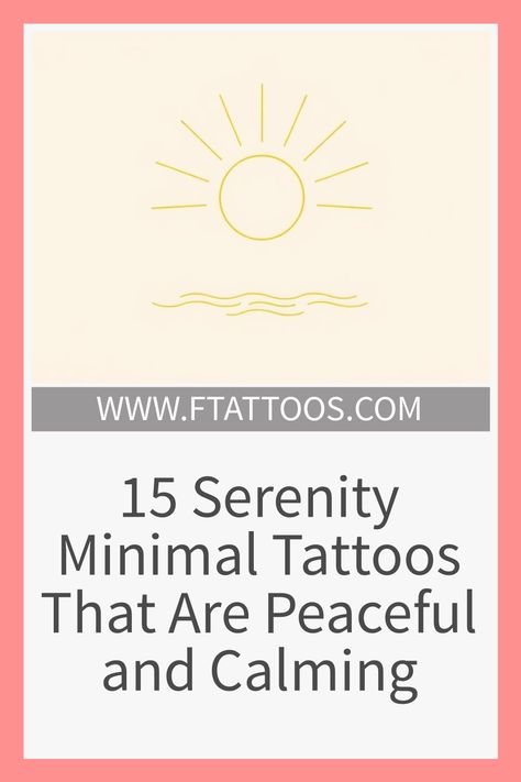 Minimalist Tattoo Wave, Tattoos For Peace, Calm Tattoo Ideas, Calm Tattoo, Serenity Tattoo, Tattoo Wave, Simple Wave Tattoo, Feather Symbolism, Calm And Peace