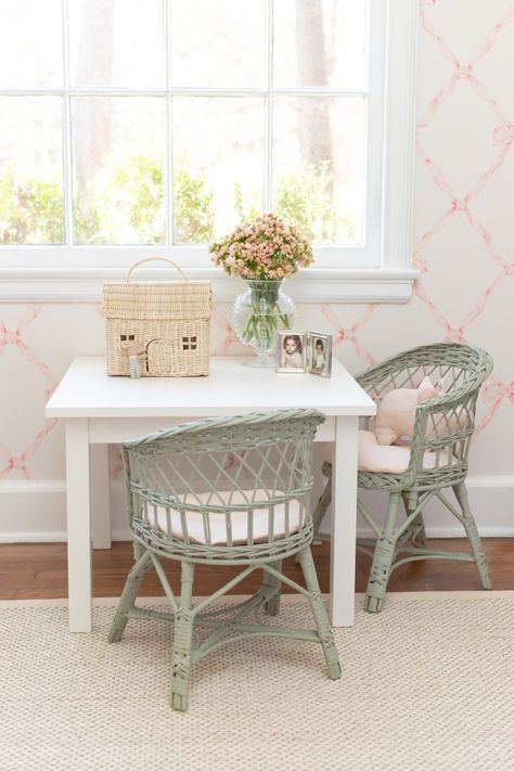 Pink and White Delight: Nursery Turned Big Girl Bedroom - Stuffy Muffy Cottage Core Pink Bedroom, French Cottage Nursery, Charlotte Nursery, Camille Bed, French Nursery, House Improvement, Elegant Nursery, Big Girl Bedrooms, Nursery Girl