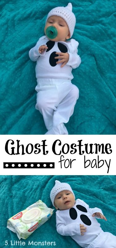 Baby Ghost Costume, Easy Ghost Costume, Simple Ghost, Halloween Knitting, Diy Ghost, Ghost Hat, Clever Costumes, Long Sleeved Bodysuit, Halloween Friends