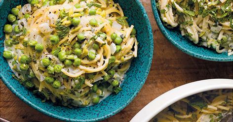 Instant Pot Spaghetti with Goat Cheese, Mint and Peas Recipe - PureWow Instant Pot Spaghetti, Summer Dump, Spring Meals, Easy Summer Dinners, Dump Dinners, Spring Dinner, Fast And Slow, Pea Recipes, Summer Meals