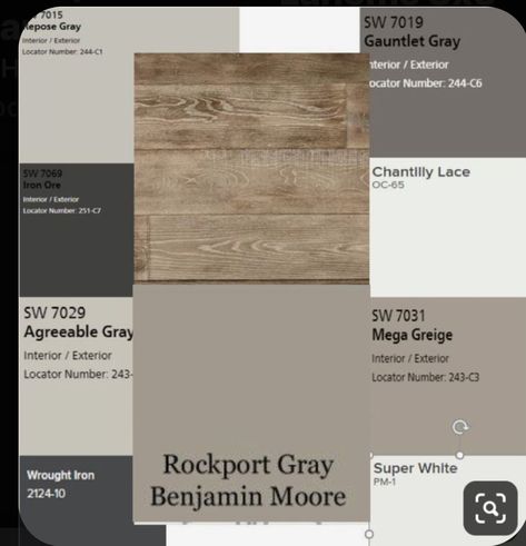 Gray Brown Wood Floors, Barndo Flooring, Grey Brown Flooring, Brown Grey Paint Color, Brown Grey Paint, Dark Brown Wood Floors, Paint Combos, Brown Accent Wall, Utah House