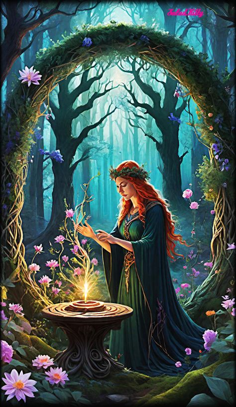 Angel Oracle Cards, Celtic Goddess, Motivational Stories, Celtic Art, Fairy Art, Samhain, Infp, Book Of Shadows, Fantasy World