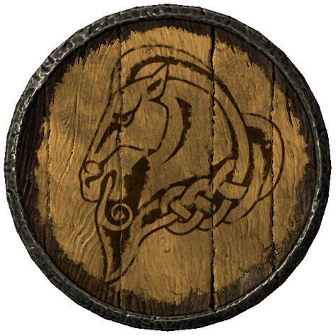 Whiterun Guard's Shield - Skyrim Wiki Skyrim Armor, Skyrim Game, Skyrim Cosplay, Imperial Legion, Skyrim Art, Wooden Shield, Elder Scrolls Skyrim, Gaming Merchandise, Viking Art