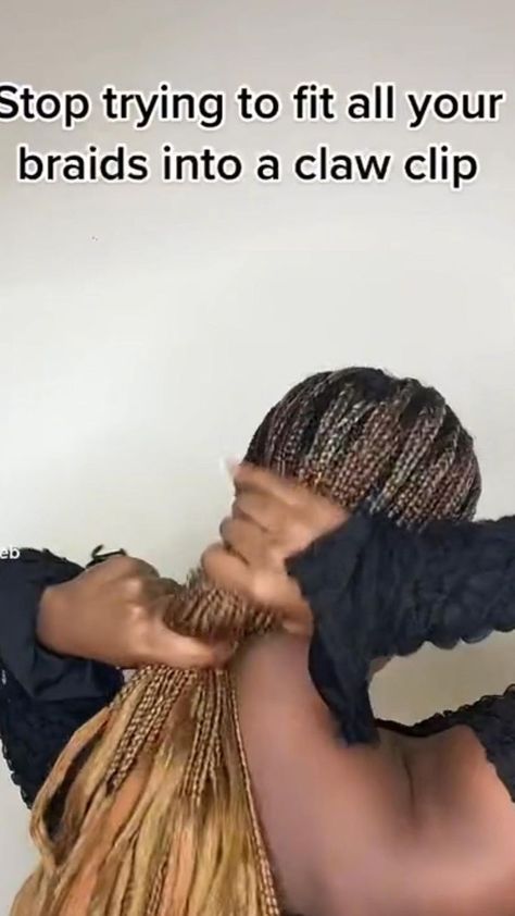 Braided Claw Clip, Quick School Hairstyles, Quick Braids Hairstyles, Nigerian Wedding Hairstyles, Highlights Light Brown Hair, Braids Hairstyles Tutorials, Claw Clip Styles, Highlights Light Brown, Styles With Braids