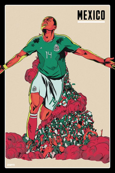 World Cup 2018 team posters: Former winners, fan favourites, star players ready for Russia Cup Pictures, Mexican Wallpaper, Mexican Soccer, Mexico World Cup, Victor Moses, Javier Hernandez, Mexico Wallpaper, Russia World Cup, World Cup Teams