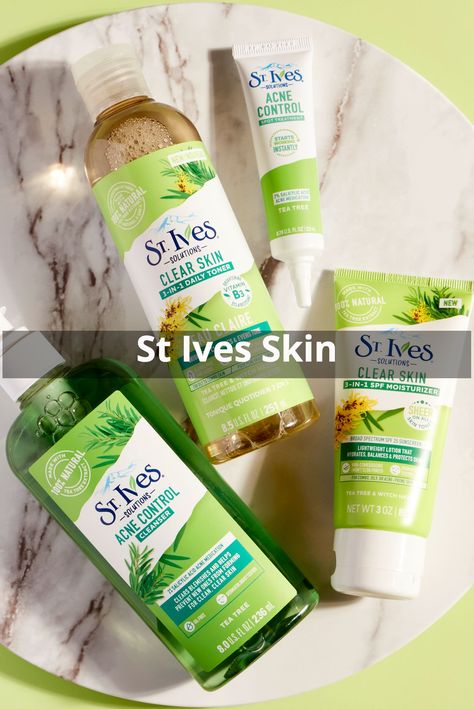 St Ives Products, Skincare 101, Skincare Routines, Acne Cleansers, Acne Control, Hair Ponytail, Skincare Review, Love Free, Hair Ponytail Styles