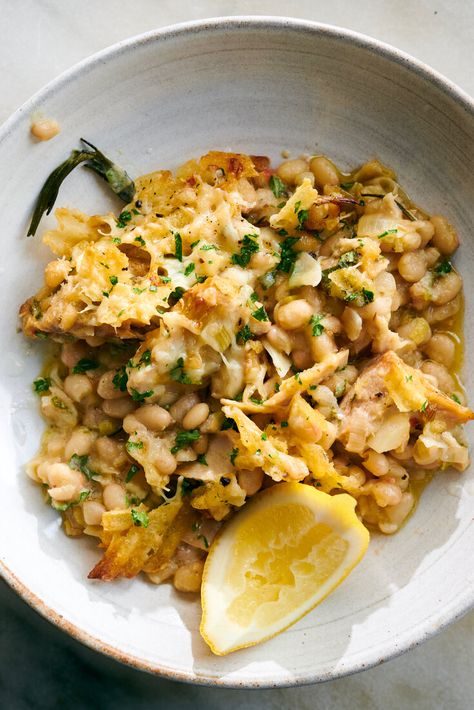 One-Pan Tuna-White Bean Casserole Recipe - NYT Cooking Nyt Recipes, White Bean Recipes, Crunchy Potatoes, Tuna Casserole, Nyt Cooking, Dash Diet, Bean Casserole, White Bean, Main Courses