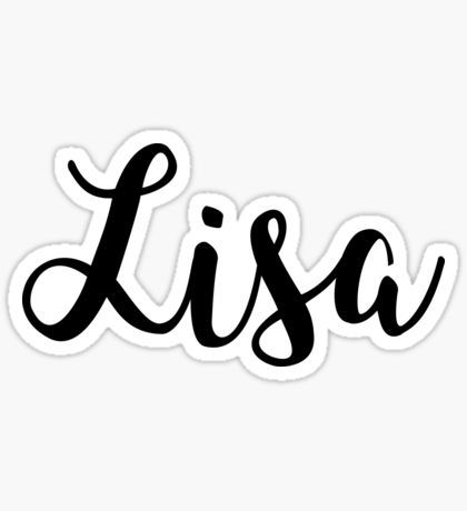 Lisa Lisa Name Logo, Lisa Name, Cute Girl Names, Frame Wall Collage, Name Wallpaper, Name Logo, Name Stickers, Girls Dream, Girl Names