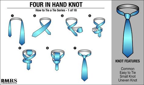 4 Tie Knots Every Man Must Know | Classic Necktie Knots For Men Balthus Knot, How To Tie A Necktie, Tie Knots Men, Four In Hand Knot, Eldredge Knot, Full Windsor Knot, Simpul Dasi, Bow Tie Knot, Tie A Necktie