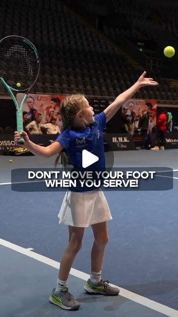 THE COACH on Instagram: "Want to master the perfect serve technique? It’s so simple, even a child can do it. Watch this video where I explain how to develop the best serve technique in tennis, with a handy trick that you can include to make sure your feet are in the right spot. #tennis #tennistips #servetechnique #coachmouratoglou" Tennis Drills For Kids, At Home Tennis Drills, Tennis Forehand Drills, Serve Tennis, Tennis Serve Tips, Tennis Serving Tips, Tennis Techniques, Tennis Serve, Tennis Drills