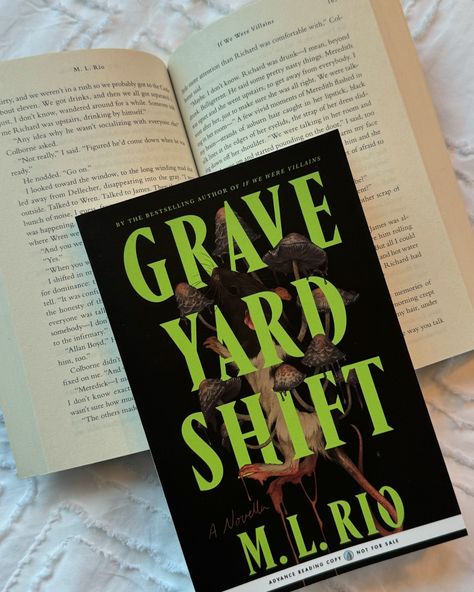 ✨ “But the truth was never simple, seldom whole.” ✨ Five insomniacs. One gravedigger. A graveyard. A night of mystery. ⭐️⭐️⭐️⭐️.5 Graveyard Shift was my first of M.L. Rio’s writing, and certainly won’t be the last. I felt so in tune with her writing, and for Graveyard Shift, so connected to the characters, having insomnia myself. The anchorites are a unique group of people whose paths have crossed in an unexpected place. Once one thing linking them together, their insomnia, but now anoth... Graveyard Shift M L Rio, Graveyard Shift, Group Of People, Hallows Eve, Graveyard, Insomnia, The Truth, Books To Read, Felt