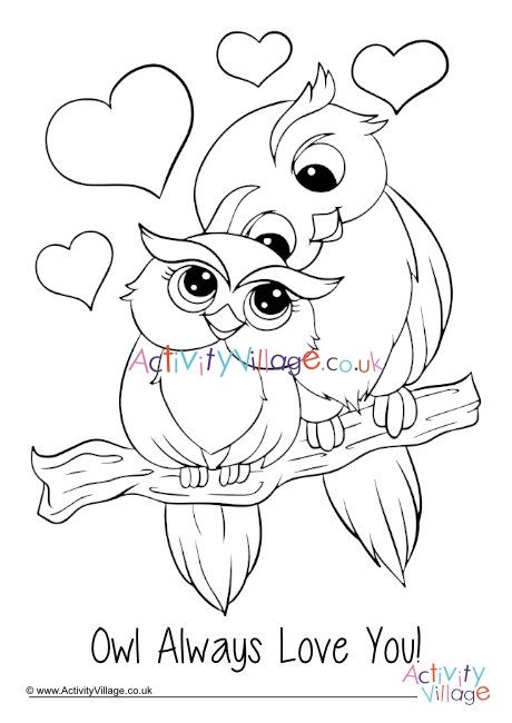 Owl always love you colouring page 2 Colouring Pictures, Preschool Prep, Avengers Coloring, Owl Coloring Pages, Valentines Day Coloring Page, Whimsical Owl, Valentines Day Coloring, Colouring Page, Valentine Coloring