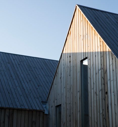 Micro Cluster Cabins Reiulf Ramstad Architects Tipi House, Barn Architecture, Norwegian Architecture, Micro Cabin, Wooden Roof, Glass Cabin, Rural Architecture, Wooden Facade, Wood Houses