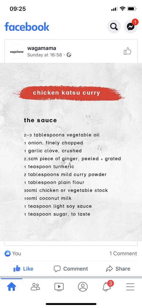 Chicken katsu curry sauce Katsu Curry Sauce Recipe, Karage Chicken, Katsu Curry Sauce, Curry Sauce Recipe, Dane Cook, Chicken Katsu Curry, Chicken Sauce Recipes, Katsu Curry, Chicken Katsu