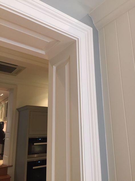 Door Architrave Ideas, Architrave Door Frames, Framed Doorway, Cased Openings Between Rooms, Door Casing Ideas, Door Architrave, Historic Doors, Architrave Door, Recessed Door