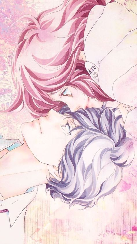 Wallpaper Aesthetic Couple, Samsung Wallpaper Aesthetic, Ao Haru Ride Kou, Ao Haru Ride Manga, Futaba Y Kou, Blue Spring Ride, Haru Ride, Blue Springs Ride, Shojo Anime